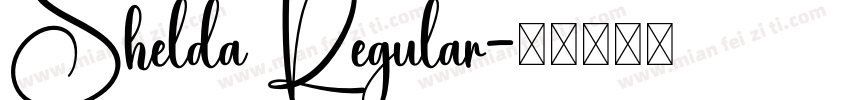 Shelda Regular字体转换